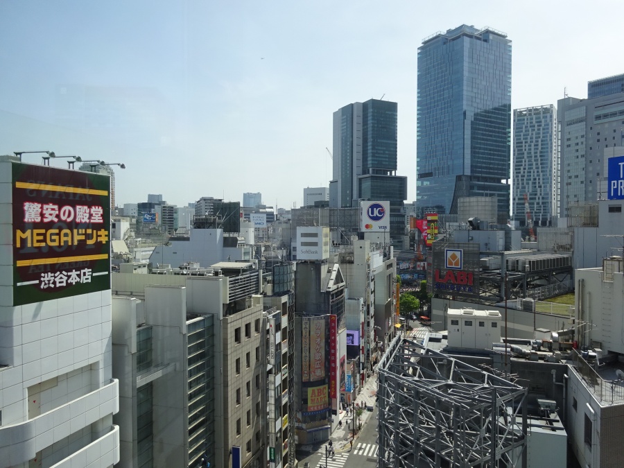 渋谷駅方面の眺望