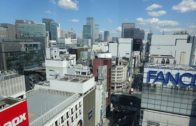 GINZA SIX　屋上からの眺望